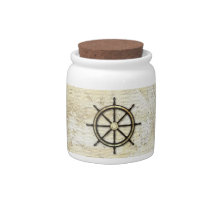 Fathers Day - Captains Wheel Candy Dish