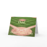 Father's Day Card--Baseball Diamond