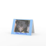 Father's Day Card - Bear Cub Close-Up