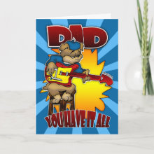 Father's Day - Funny Cartoon Card