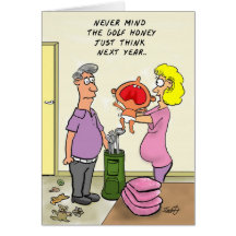 Father's Day Card: Golf .
