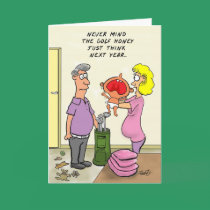 Father's Day Card: Golf .