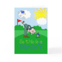 Father's Day Card Golf Birdie