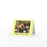 Father's Day Card - Relaxing Bear Cub