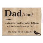 Father's Day Card, The Definition of Dad Card