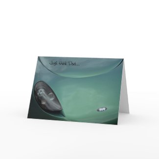 Father's Day card, TVR Sports car card
