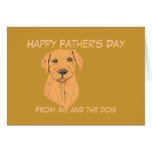 Father's Day card with Dog.