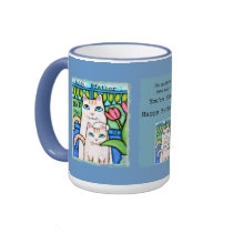 Father's Day Cat Coffee / Tea Mug