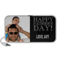 Father's Day Custom Photo Doodle Speaker doodle