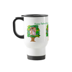 Fathers Day Customizable Photo Travel Mug Template mug