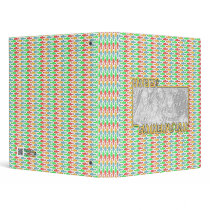Fathers Day Cut Out ADD YOUR PHOTO Fish 3 Ring Binders - Binder