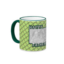 Fathers Day Cut Out ADD YOUR PHOTO Frogs Mug - Mug