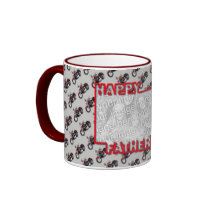 Fathers Day Cut Out ADD YOUR PHOTO Motorcycles Coffee Mug - Mug
