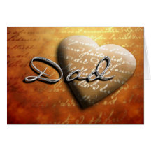 Father's Day Dad Heart Treasure Cards