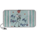 Father's Day Dad My Hero Doodle Mini Speaker