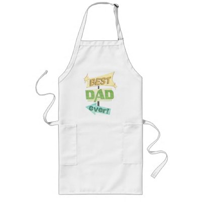 Father's Day  Dad Retro Grunge Apron by jamiecreates1