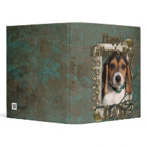 Fathers Day DAD - Stone Paws - Beagle Puppy Binders