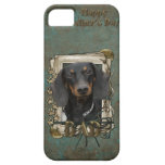 Fathers Day DAD - Stone Paws - Dachshund - Winston iPhone 5 Cases