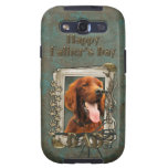 Fathers Day DAD - Stone Paws - Irish Setter Galaxy SIII Case