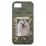 Fathers Day DAD - Stone Paws - Maltese iPhone 5 Covers
