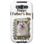 Fathers Day DAD - Stone Paws - Maltese Samsung Galaxy SIII Cover