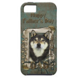 Fathers Day DAD - Stone Paws - Shiba Inu - Yasha iPhone 5 Cases