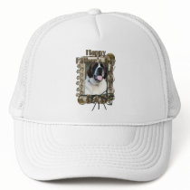 Fathers Day DAD - Stone Paws - St Bernard - Mae Hats