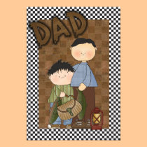 Father's Day, Dad's day Card or Party invitation invitations