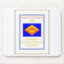 FATHERS DAY DESIGN MOUSE PAD