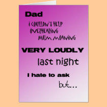 Father's Day, Did you flush? cards