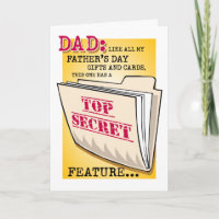 Father's Day "Feature" Greeting Card