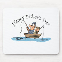 "Fathers Day Fishing" mousepads