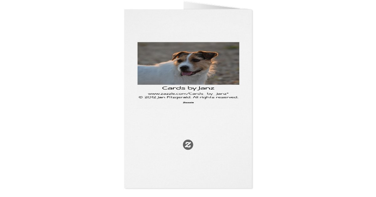 Fathers Day from the Dog Card | Zazzle