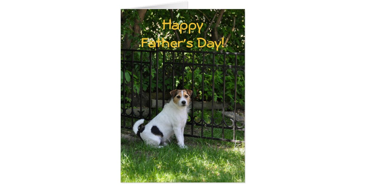 Fathers Day from the Dog Card | Zazzle