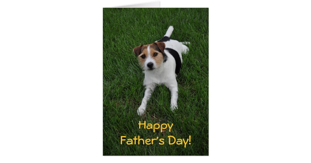 Fathers Day from the Dog Card | Zazzle