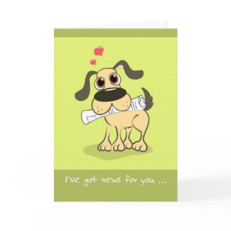 Father's Day From the Dog Cute Greeting Card