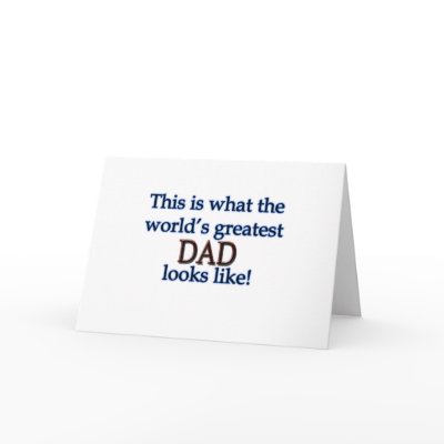 Father's Day gifts Greeting Card Zazzle_card
