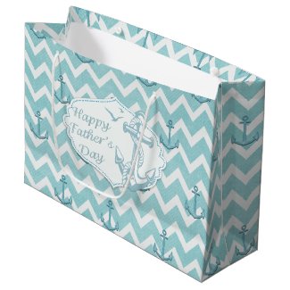 Father's Day - "Happy Father's Day" - Nautical