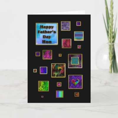FATHER'S DAY - HON - HUSBAND - ABSTRACT CARDS