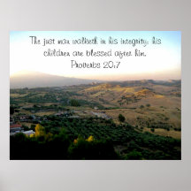 Father's Day Italy & Scripture Print