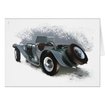 Fathers day  JaguarSS100d Cards