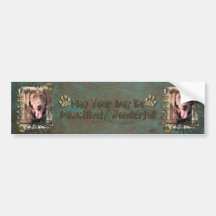 Fathers Day - Labrador - Chocolate Bumper Sticker