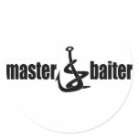 Father's Day Master Baiter Fishing Dad Sticker