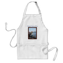 Father's Day Memento Frame aprons by gravityx9 Father's Day Memento Frame aprons