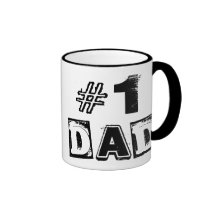 Father's Day Number One Dad Coffee Mug
