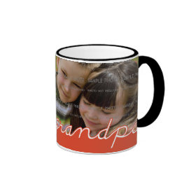 Father's Day Personalized Photo Mug for Grandpa