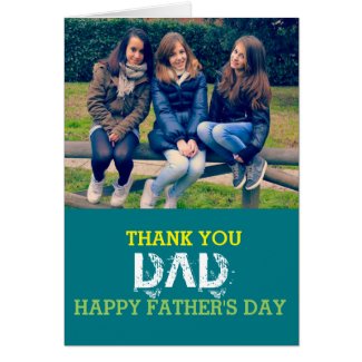 Father's Day Photo Gift Greeting Card