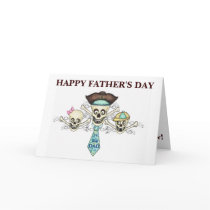 Father's Day Pirate Dad Greeting Card