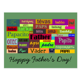 Father's Day Postcard