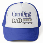 Father's Day / RV Camping Dad Trucker Hat Blue
